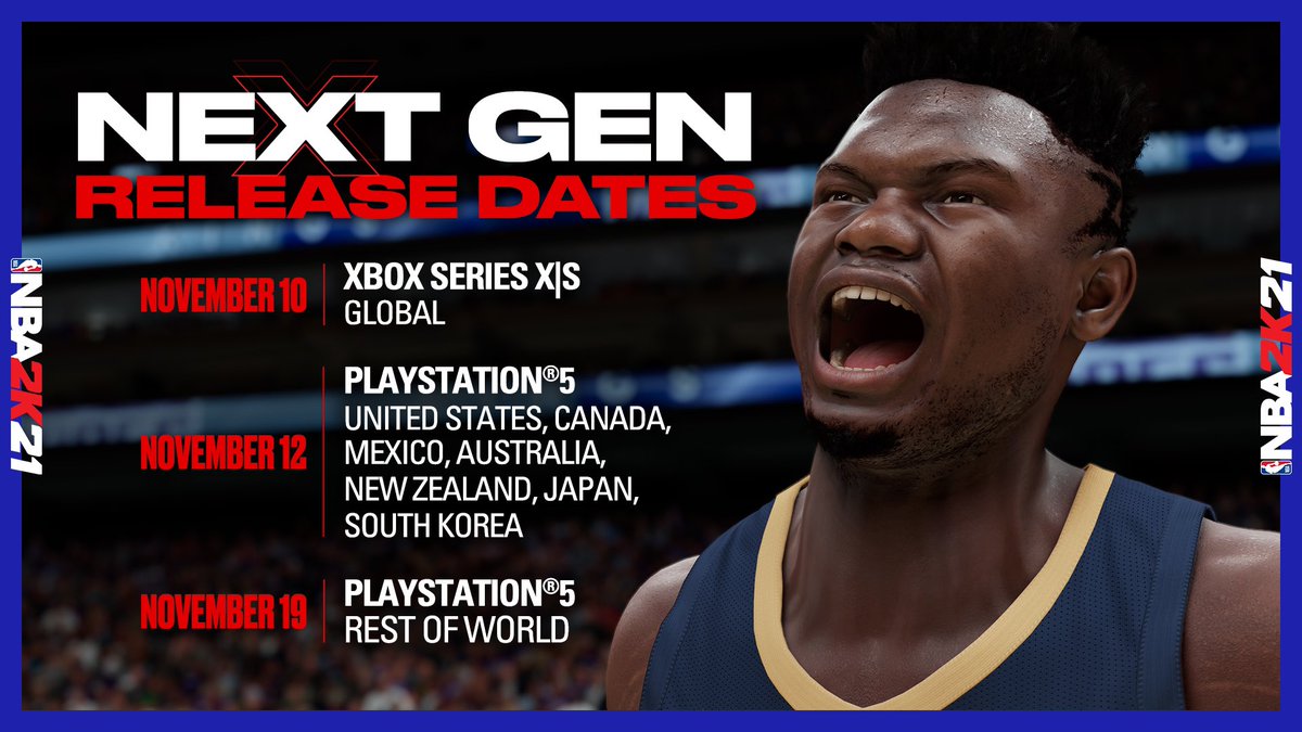 NBA 2K21 PS5 capacity is up to 150GB! 30GB more than XSX