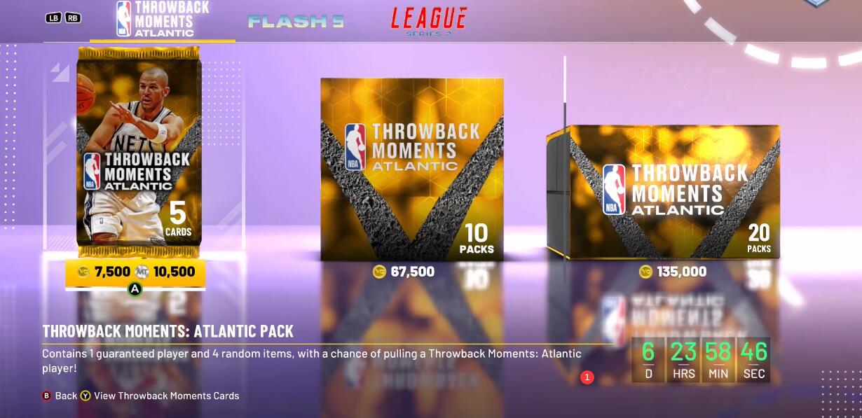 NBA 2K21 Throwback Moments Atlantic Pack Mission List and Pink Diamond Kidd Mission